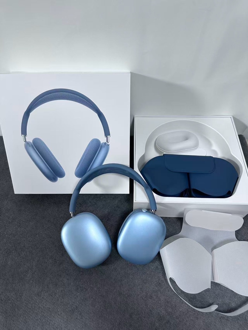 Sky Blue Wireless Over-Ear Headphones